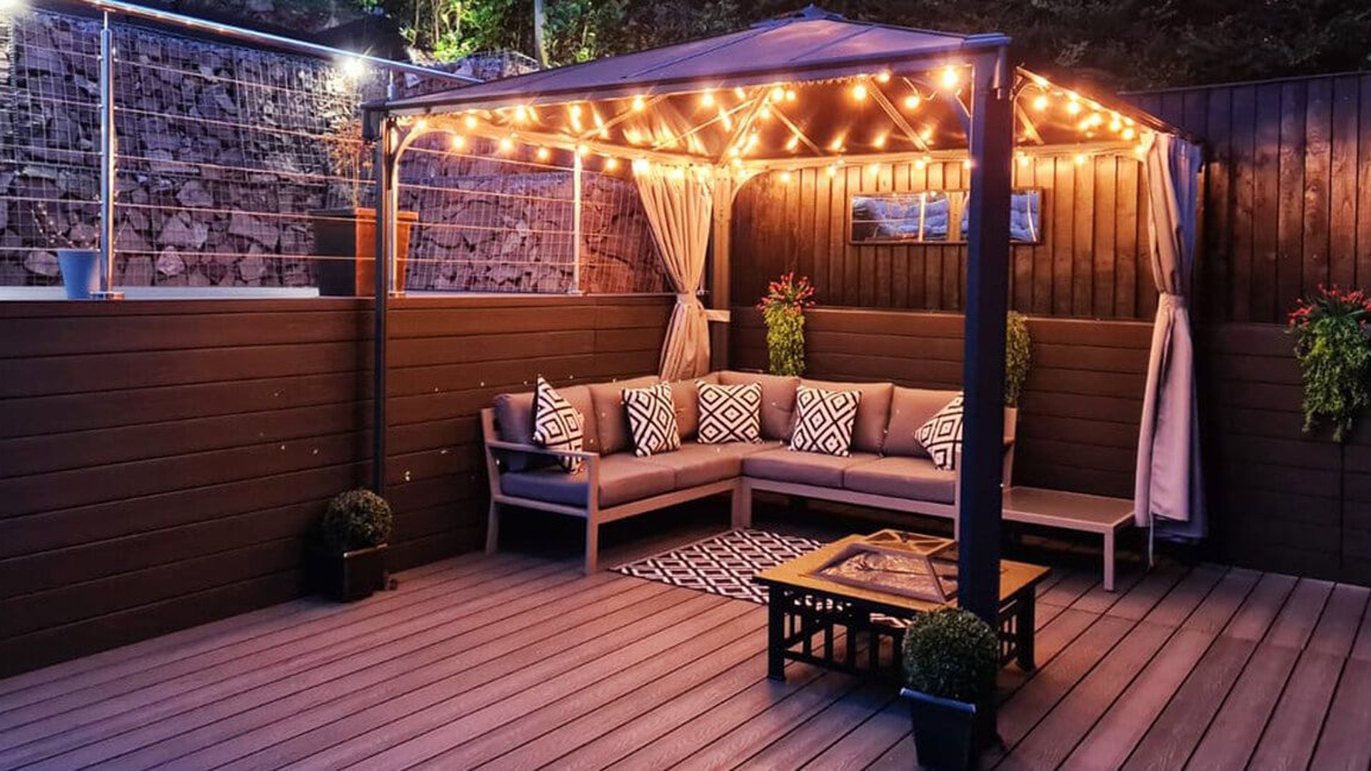 Landscaping with decking