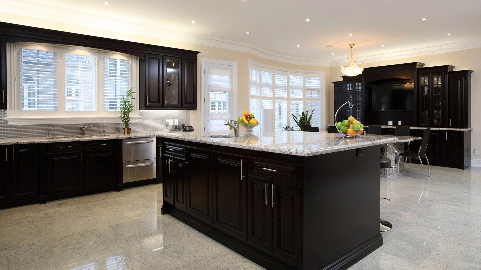 Kitchen worktop installation