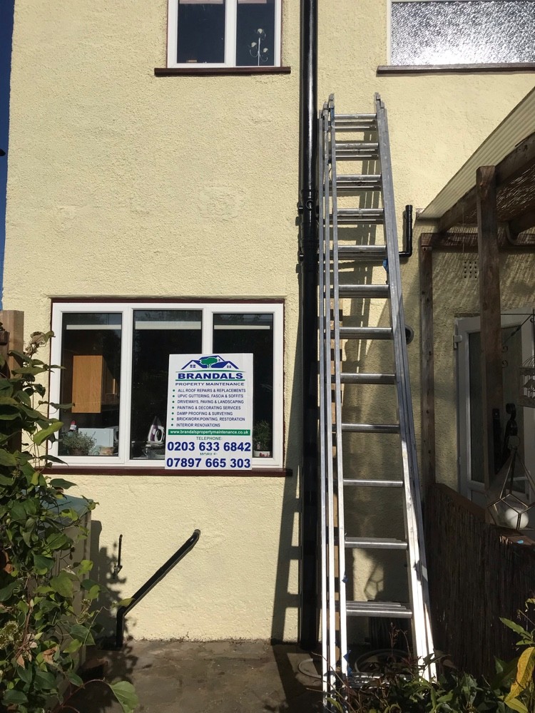Exterior render and paintwork on a London home
