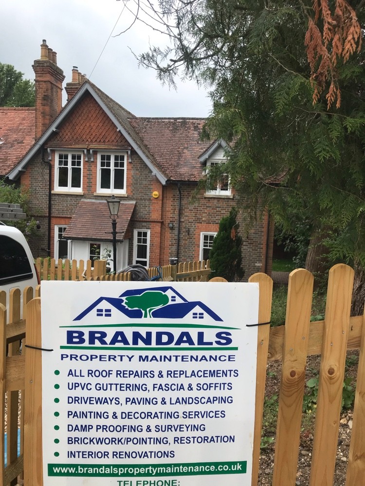 Brandals Property Maintenance on site at a London home